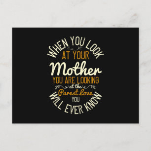 Mum - When you look at your mother Postcard
