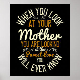 Mum - When you look at your mother Poster
