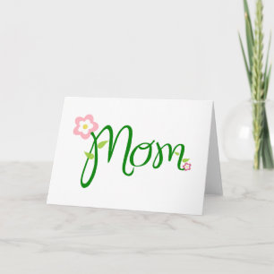 Mum White Big Greeting Card
