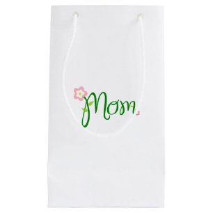 Mum White Small Gift Bag