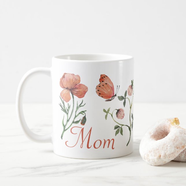 Mum Wildflower Mug (With Donut)