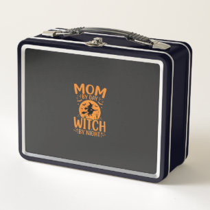 Mum Witch Halloween Design Metal Lunch Box
