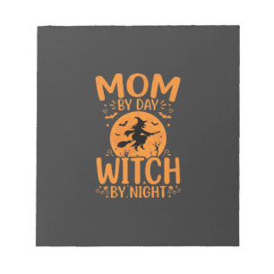 Mum Witch Halloween Design Notepad