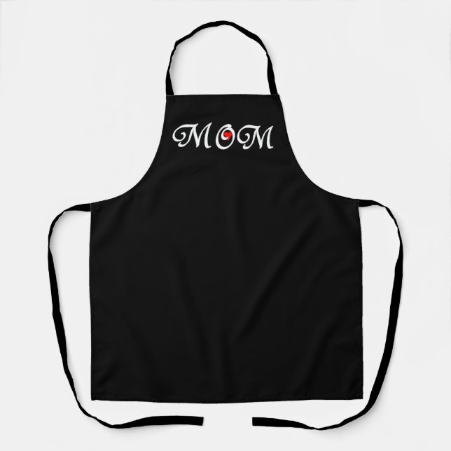 Mum with a Red Heart Apron (Front)