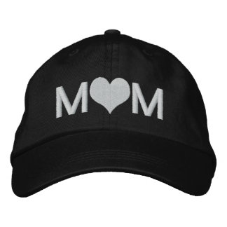 Mum With Heart Embroidered Hat
