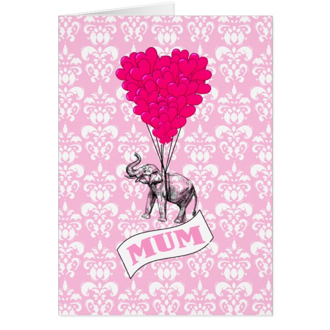 Mum with pink elephant (Front)