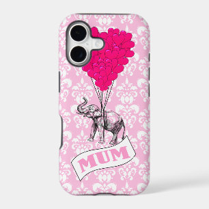 Mum with pink elephant