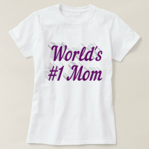 Mum with purple text T-Shirt