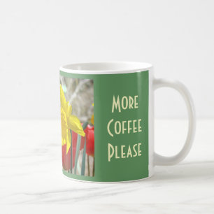 Mum with two kids More Coffee Please mugs Daffodil