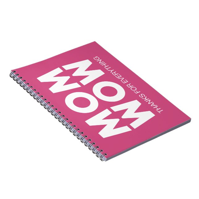 Mum, Wow! Notebook (Right Side)