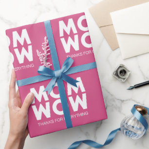 Mum, Wow! Wrapping Paper