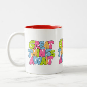 "Mum, You Are Her Wings" Two-Tone Mug – Beautiful 