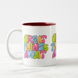 "Mum, You Are Her Wings" Two-Tone Mug – Beautiful
