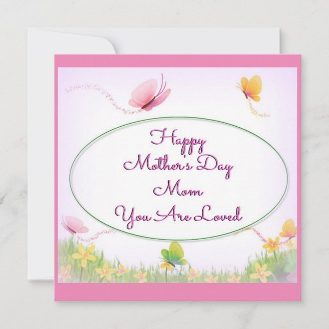 Mum You Are Loved Card (Front)