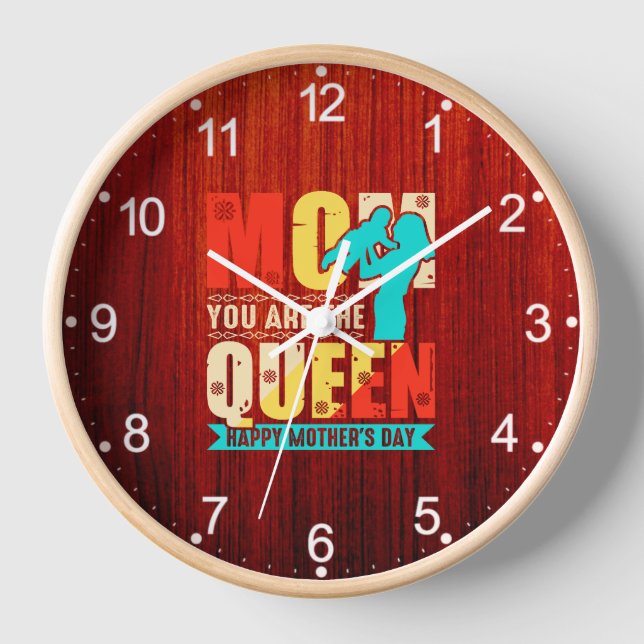 Mum You Are The Queen-67761 Clock (Front)