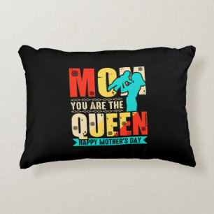 Mum You Are The Queen Happy Mother's Day  Decorative Cushion