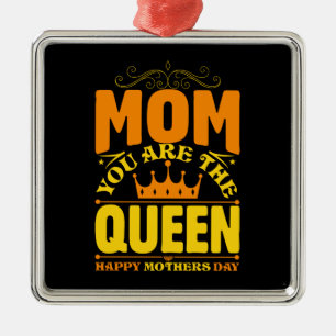 Mum You Are The Queen Metal Tree Decoration
