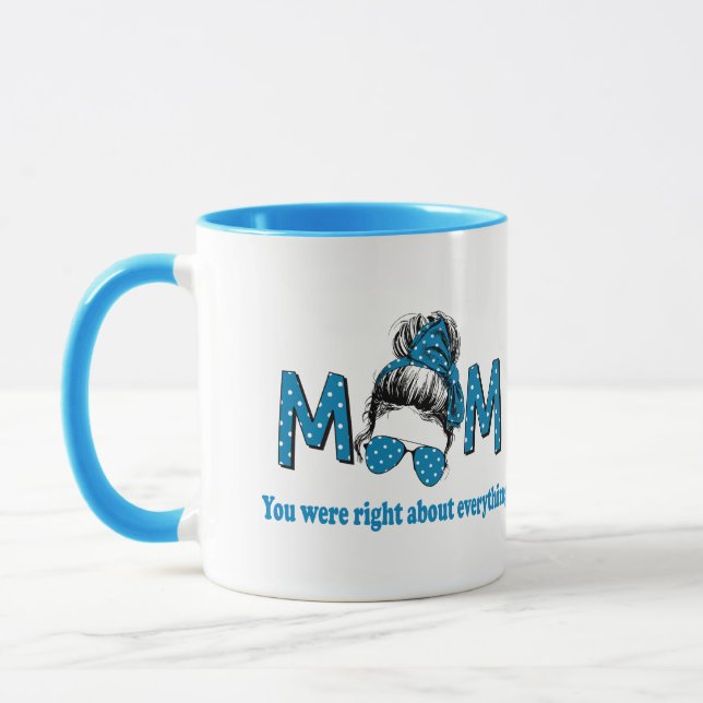 Mum You were Right About Everything Mug (Left)
