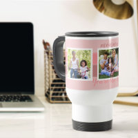 Mum You're the Best | 3 Photo Pink Brush Stroke