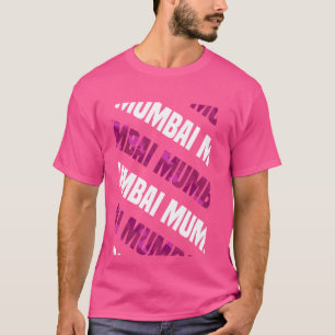Mumbai Camo Pattern Pink Camouflage T-Shirt