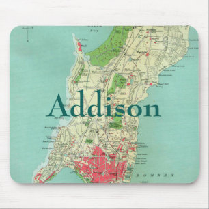 Mumbai Early Map Mouse Mat