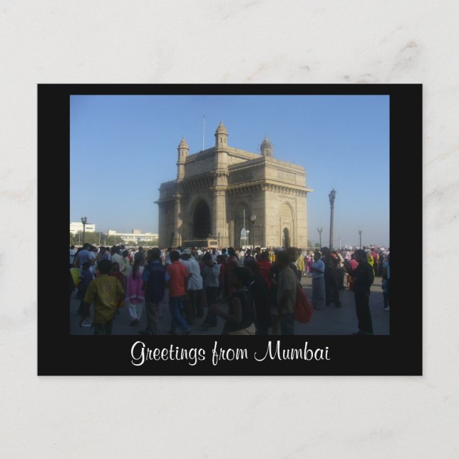 mumbai gateway postcard (Front)