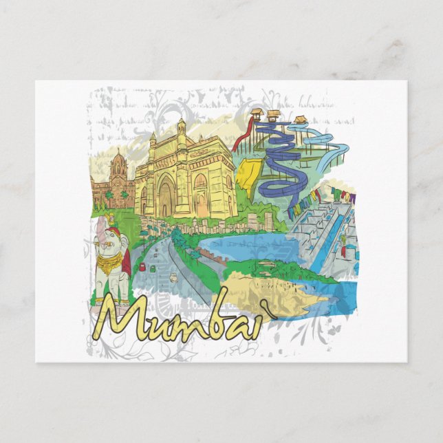 Mumbai Postcard (Front)