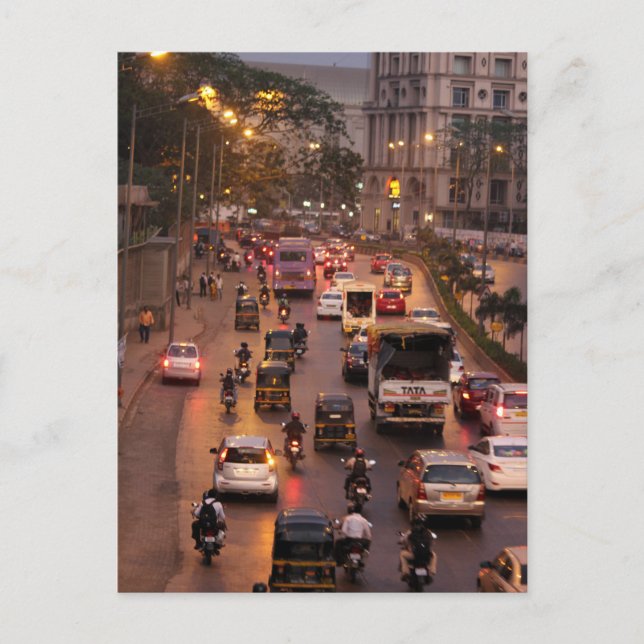 Mumbai street postcard (Front)