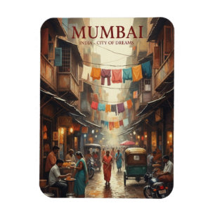 Mumbai Travel Souvenir Magnet