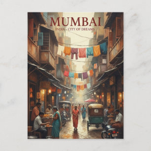 Mumbai Travel Souvenir Postcard