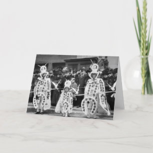 Mummers Parade, New Years Day, 1909 Holiday Card