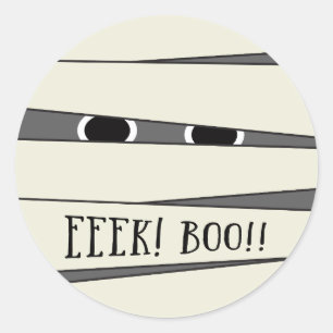 Mummified Halloween Sticker
