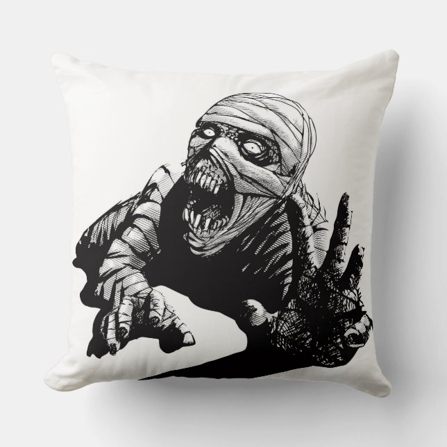 Mummified Zombie Cushion (Front)
