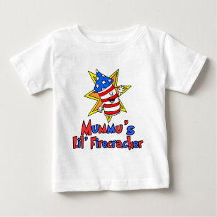 Mummu's Little Firecracker Baby T-Shirt
