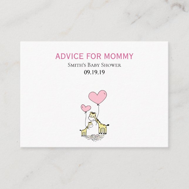 Mummy Advice Cards (Front)