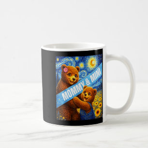 Mummy & mini cute bear matching mother’s day coffee mug