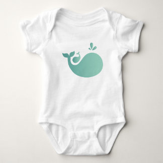 Mummy and Baby Whale Infant Creeper