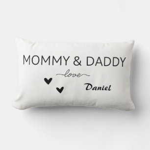 Mummy and Daddy love - Personalised Pillow