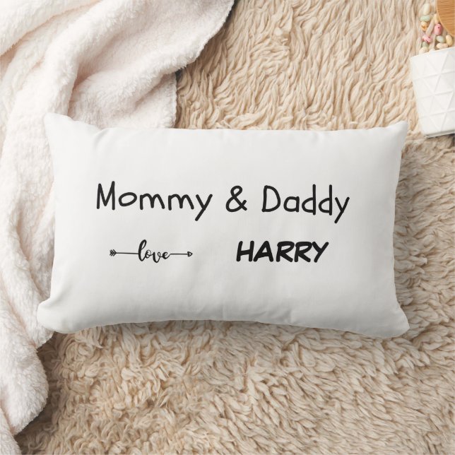 Mummy and Daddy love - Personalised Pillow (Blanket)