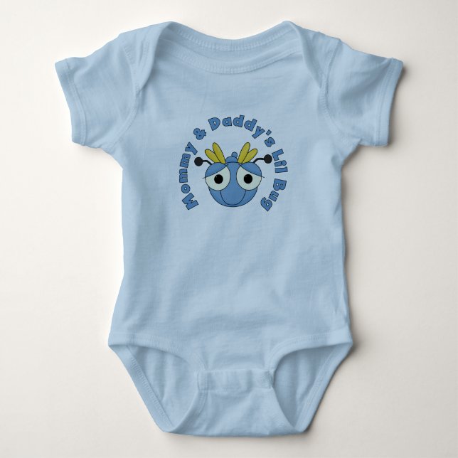 Mummy and Daddy's Lil Bug Baby Bodysuit (Front)