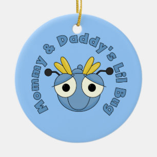 Mummy and Daddy's Lil Bug Ceramic Tree Decoration