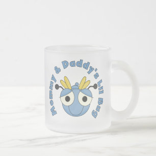 Mummy and Daddy's Lil Bug Frosted Glass Coffee Mug