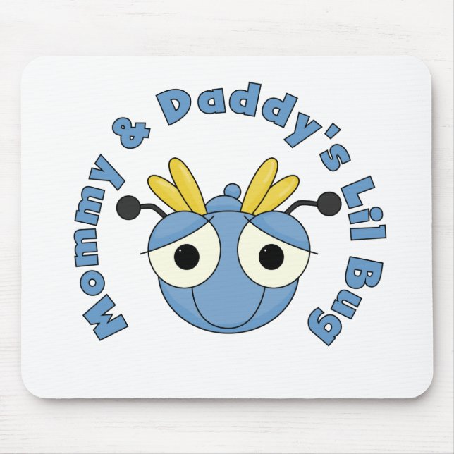 Mummy and Daddy's Lil Bug Mouse Mat (Front)