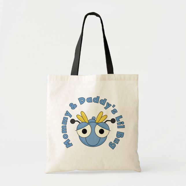 Mummy and Daddy's Lil Bug Tote Bag (Front)
