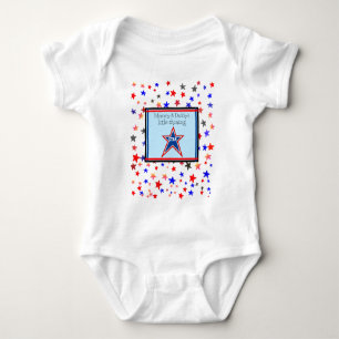 Mummy and Daddy's Little Shining Star Blue Baby Bodysuit