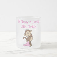Mummy and Daddy's Monkey - Pink Tshirts and Gifts
