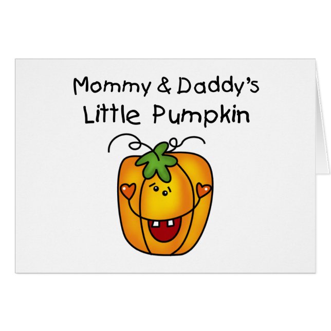 Mummy and Daddy's Pumpkin Tshirts and Gifts (Front Horizontal)
