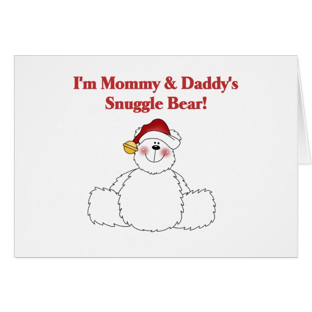 Mummy and Daddy's Snuggle Bear Tshirts and Gifts (Front Horizontal)