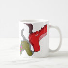 Mummy and Dragon Whimsical Mug