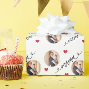 Mummy and Me Mother's Day Custom Photo Wrapping Paper